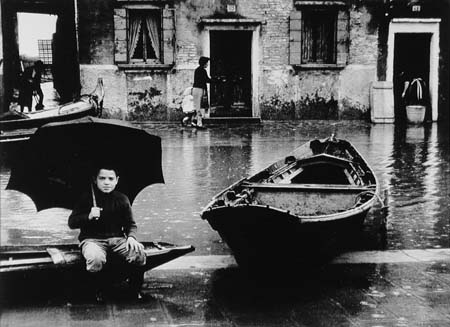 Sergio Del Pero - Alta marea a Burano - 1960